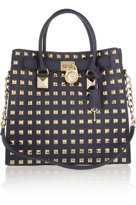 michael kors studded hamilton bag